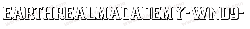 EarthrealmAcademy-WnD9字体转换