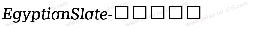 EgyptianSlate字体转换