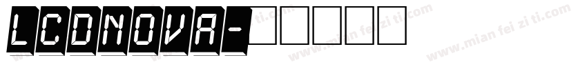 lcdnova字体转换