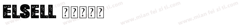 elsell字体转换