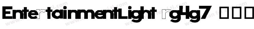EntertainmentLight-rg4g7字体转换