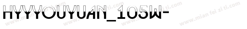 HYYYOUyuan_105w字体转换