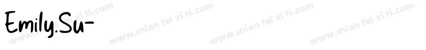 Emily.Su字体转换