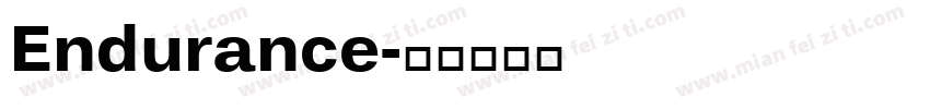 Endurance字体转换