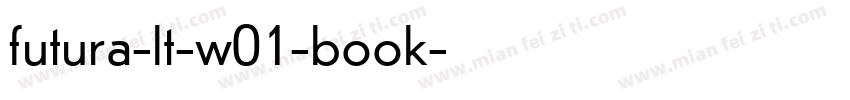 futura-lt-w01-book字体转换
