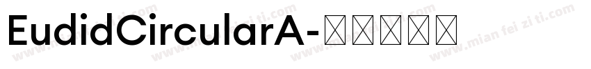 EudidCircularA字体转换