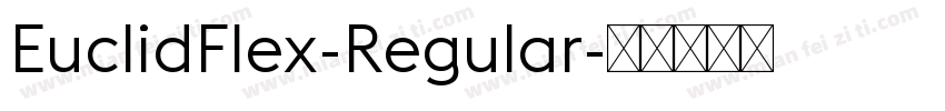 EuclidFlex-Regular字体转换