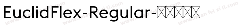 EuclidFlex-Regular字体转换