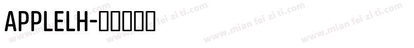applelh字体转换