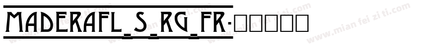 MaderaFL_S_Rg_Fr字体转换