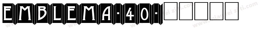 Emblema-40字体转换