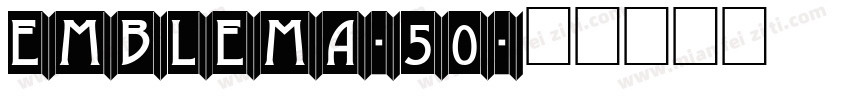 Emblema-50字体转换