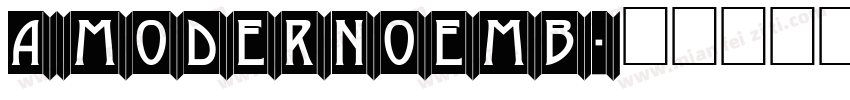a_ModernoEmb字体转换