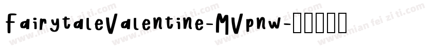 FairytaleValentine-MVpnw字体转换