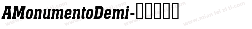 AMonumentoDemi字体转换