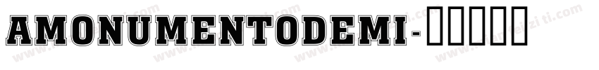 AMonumentoDemi字体转换