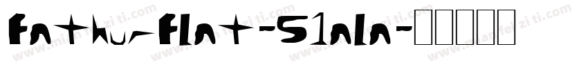 FathurFlat-51ala字体转换