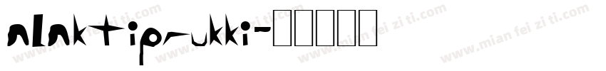 alaktiprukki字体转换