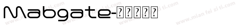 Mabgate字体转换