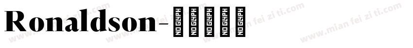 Ronaldson字体转换