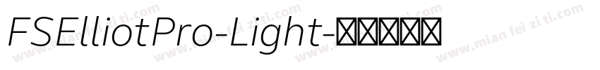 FSElliotPro-Light字体转换
