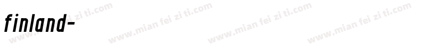 finland字体转换