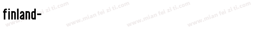 finland字体转换