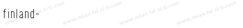 finland字体转换