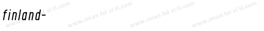 finland字体转换