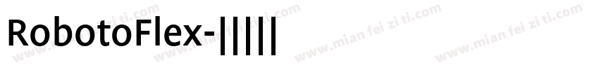 RobotoFlex字体转换