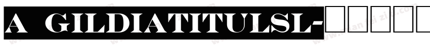 a_GildiaTitulSl字体转换