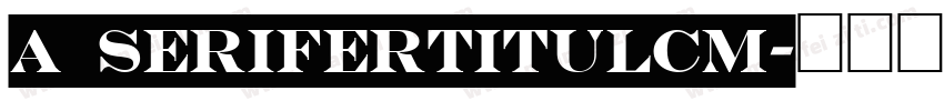 a_SeriferTitulCm字体转换