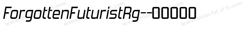 ForgottenFuturistRg-字体转换