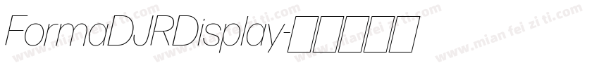 FormaDJRDisplay字体转换