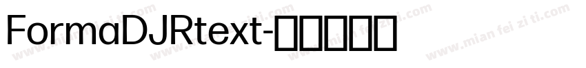 FormaDJRtext字体转换