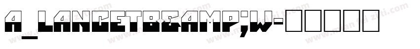 a_LancetB&W字体转换