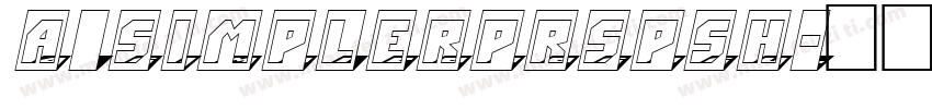 a_SimplerPrspSh字体转换