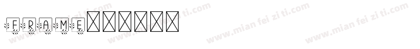 Frame字体转换