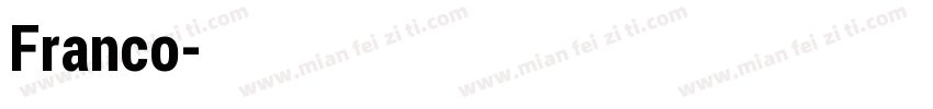Franco字体转换