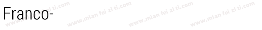 Franco字体转换