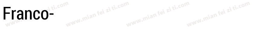 Franco字体转换