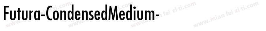 Futura-CondensedMedium字体转换