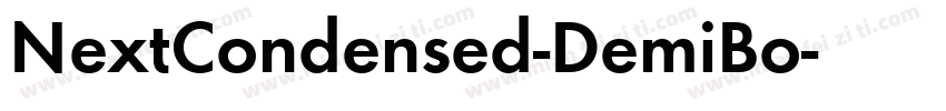 NextCondensed-DemiBo字体转换