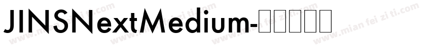 JINSNextMedium字体转换