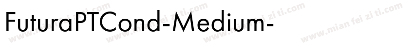FuturaPTCond-Medium字体转换