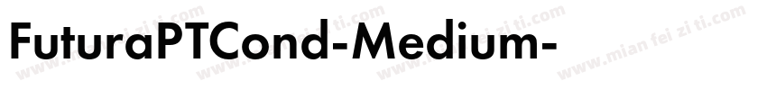 FuturaPTCond-Medium字体转换