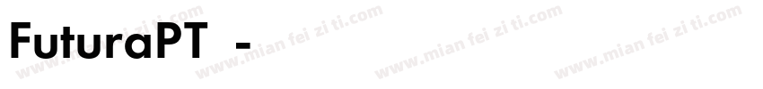 FuturaPT字体字体转换