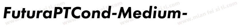 FuturaPTCond-Medium字体转换