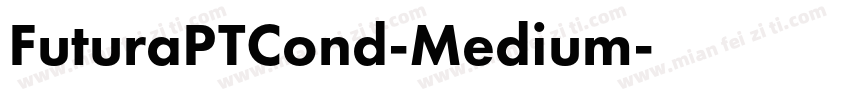 FuturaPTCond-Medium字体转换