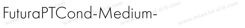 FuturaPTCond-Medium字体转换